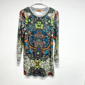 Vibrant Multicolor Long Sleeve Top
